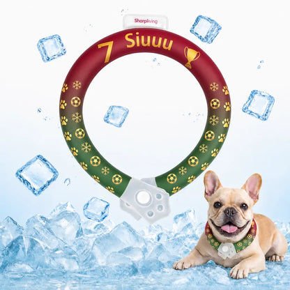 Reusable Cooling Collar for Dogs – Comfortable Summer Cooling Neck Wrap