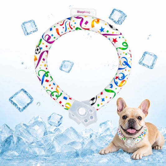 Reusable Cooling Collar for Dogs – Comfortable Summer Cooling Neck Wrap