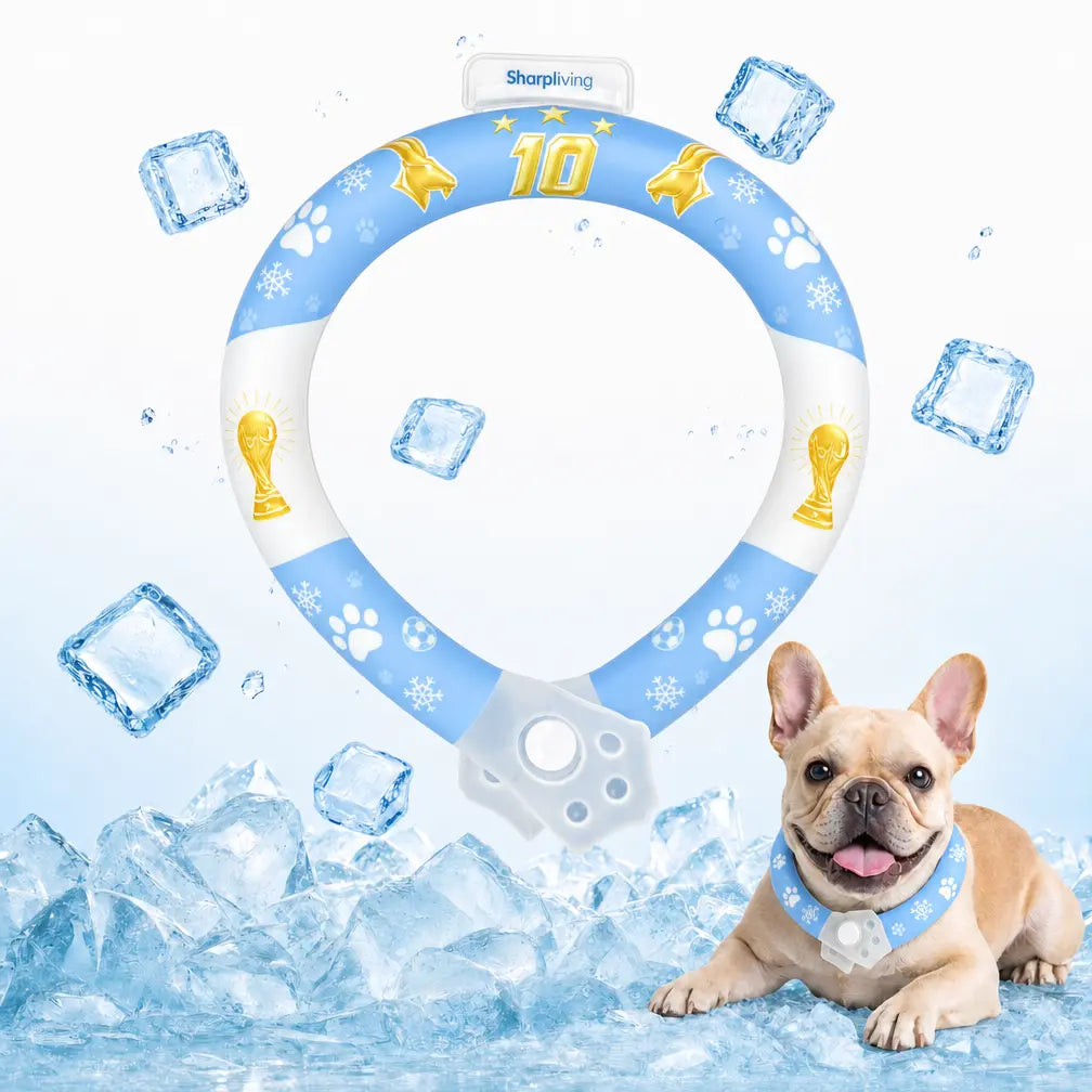 Reusable Cooling Collar for Dogs – Comfortable Summer Cooling Neck Wrap